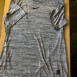 Nike Mens Dri-Fit Gray Athletic Shirt